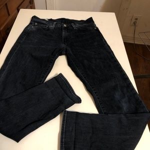 Levi’s distressed black jeans  29x30
